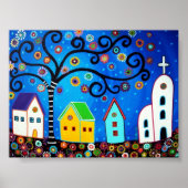 MEXIKANISCHE STADTPOSTER POSTER (Vorne)