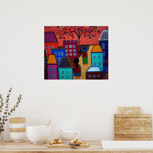 MEXIKANISCHE STADTPOSTER POSTER (Küche)