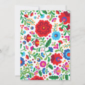 mexikanische Stickerei - farbenfrohe Hochzeitseinl (Rückseite)