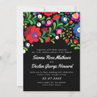 mexikanische Stickerei - farbenfrohe Hochzeitseinl