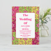 mexikanische Stickereizeit Einladung (Stehend Vorderseite)