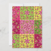 mexikanische Stickereizeit Einladung (Rückseite)