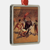 Mexikanische Stierkampfarena (von Frederic Remingt Ornament Aus Metall (Rechts)