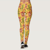 MEXIKANISCHE STILPATTER-Leggings Leggings (Rückseite)