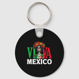 Mexikanische Stolzflagge Mexiko Wurzeln Erbe Schlüsselanhänger