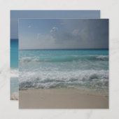 Mexikanische Strand-Einladung Einladung (Vorne/Hinten)