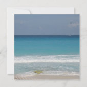 Mexikanische Strand-Einladung Einladung (Rückseite)