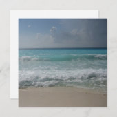 Mexikanische Strand-Einladung Einladung (Vorne/Hinten)