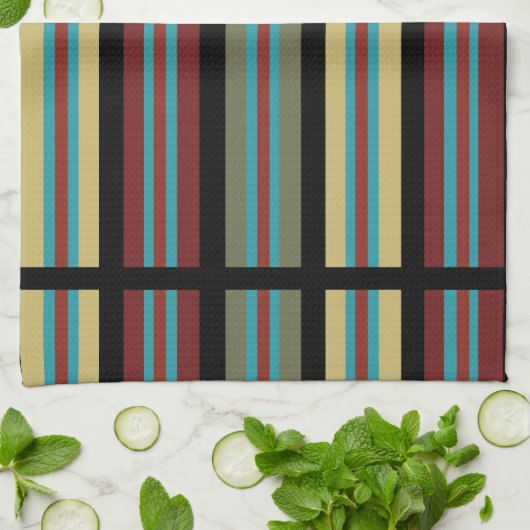 mexikanische Streifen 2 Geschirrtuch (Gefaltet)