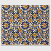 Mexikanische Talavera-Fliesen-Töpferei Geschenkpapier (Flach)