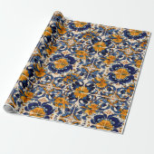 Mexikanische Talavera-Fliesen-Töpferei Geschenkpapier (Ungerollt)