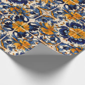 Mexikanische Talavera-Fliesen-Töpferei Geschenkpapier (Ecke)