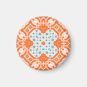 Mexikanische Talavera: Nahtlose antike Keramik Magnet