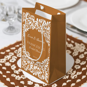 Mexikanische Talavera-Terrakotta-Hochzeitsdusche-F Kleine Geschenktüte
