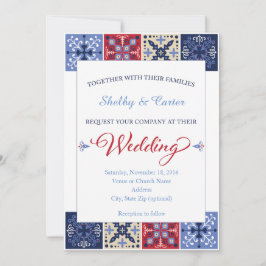 Mexikanische Talavera Tile Hochzeit Einladung