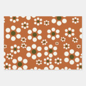 mexikanische Terrakotta-Blume Geschenkpapier Set (Vorderseite 2)