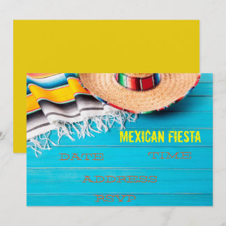 Mexikanische themed Party Fiesta Einladung