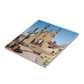 Mexikanische Tile, alte spanische Mission Fliese (Seite)