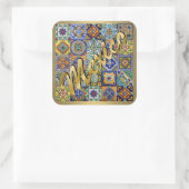 mexikanische Tiles Sticker (Tasche)