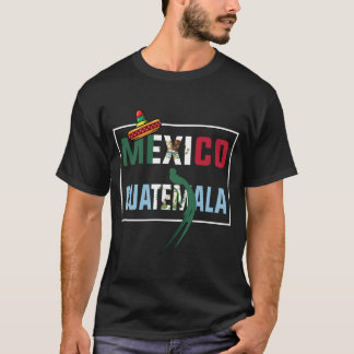 mexikanische und guatemaltekische Flagge T-Shirt