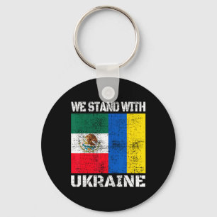 Mexikanische Unterstützung Ukrainisch Wir stehen m Schlüsselanhänger