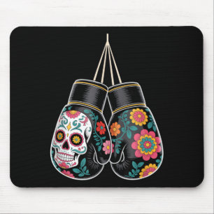Mexikanische Vintage-Boxhandschuhe Azteken Mayan Mousepad