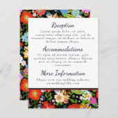 Mexikanische Volkshochzeit Begleitkarte (Vorne/Hinten)