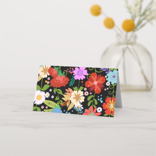 Mexikanische Volkshochzeit Platzkarte (Rückseite)