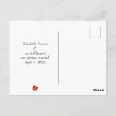 Mexikanische Volkskunst Save the Date Postkarte (Rückseite)