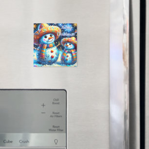 Mexikanische Volkskunst-Schneemänner Schneemann Pe Magnet