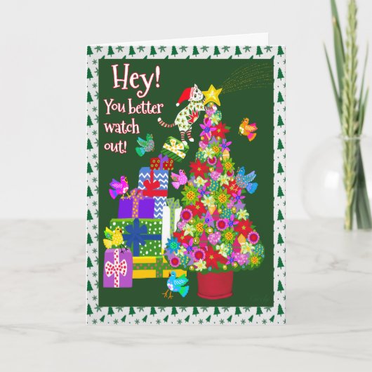 Mexikanische Volkskunst Weihnachten Karte (Vorderseite)