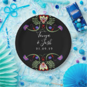 Mexikanische Volkssöhne | Mini Heart Pappteller (Party)