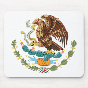 Mexikanische Wappen-Mousepad Mousepad