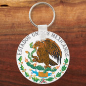 mexikanische Wappendecke Schlüsselanhänger (Vorderseite)