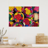 Mexikanische Wicker-Box Poster (Küche)