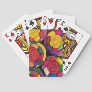 Mexikanische Wicker-Box Spielkarten