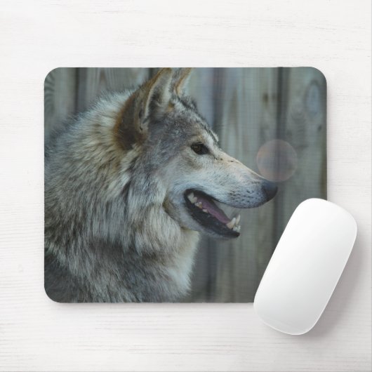 Mexikanische Wolf-Mausunterlage Mousepad (Mit Mouse)