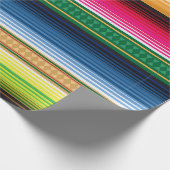 Mexikanische Wolldecke-buntes Packpapier (Ecke)