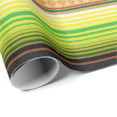 Mexikanische Wolldecke-buntes Packpapier (Rolleneckpunkt)