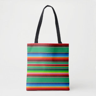 Mexikanische Zarape Serape Streifen-Tasche Tasche