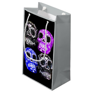 Mexikanische Zuckerschädel-Geschenktasche Kleine Geschenktüte