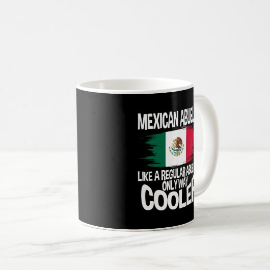 Mexikanischer Abuelo Latino Großvater Geschenk Kaffeetasse (VorderseiteRechts)