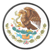 Mexikanischer Adler Eishockey Puck (Vorderseite)