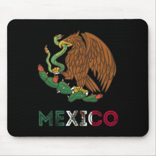 Mexikanischer Adler Emblem mexikanische Flagge mex Mousepad