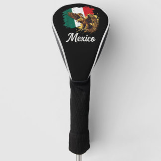 Mexikanischer Adler-Stolz Vintage-Flagge Golf Headcover