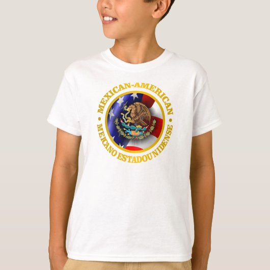 Mexikanischer amerikanischer Stolz T-Shirt (Vorderseite)