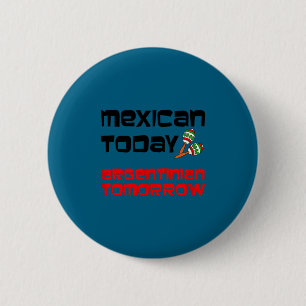 Mexikanischer Argentinier morgen Maracas Cinco de  Button