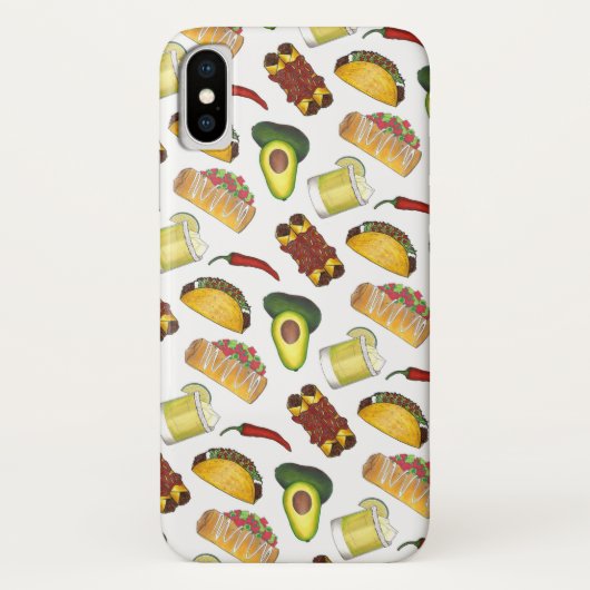 Mexikanischer Avocado Taco Margarita Enchiladas Case-Mate iPhone Hülle (Rückseite)