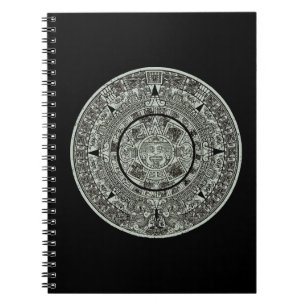 Mexikanischer Azteken-Sonnenstein Mayakalender 1 Notizblock