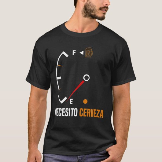 Mexikanischer Bier Necesito Cerveza Cool T-Shirt (Vorderseite)